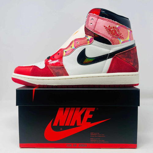 Jordan 1 High Spider-Man Across the Spider-Verse 2023 brand new sneakers with good box condition