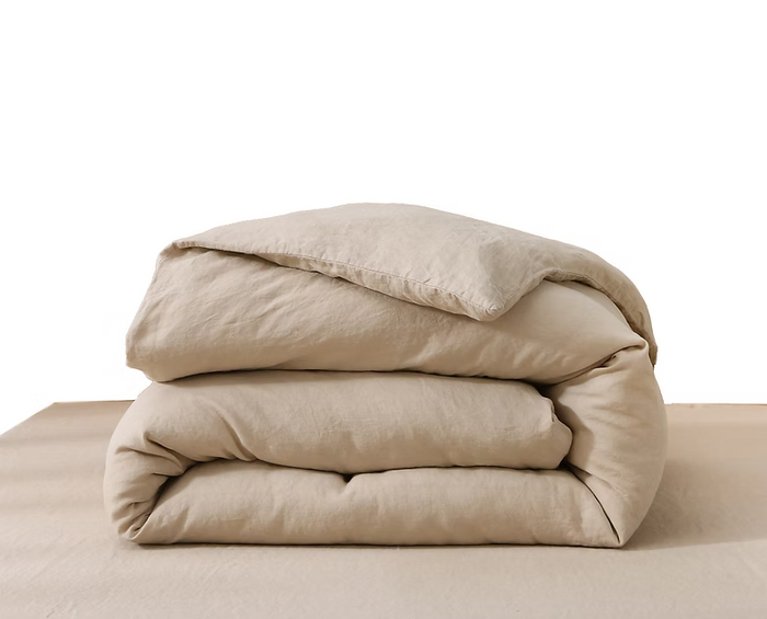 100% French Linen Duvet Set (Fitted Sheet, Duvet Cover, Pillowcases) - Mattress Miracle Brantford Ontario