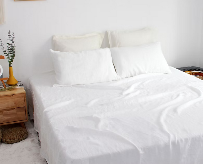 100% French Linen Sheet Set | OEKO-TEX® Certified | Brantford - Mattress Miracle Brantford Ontario