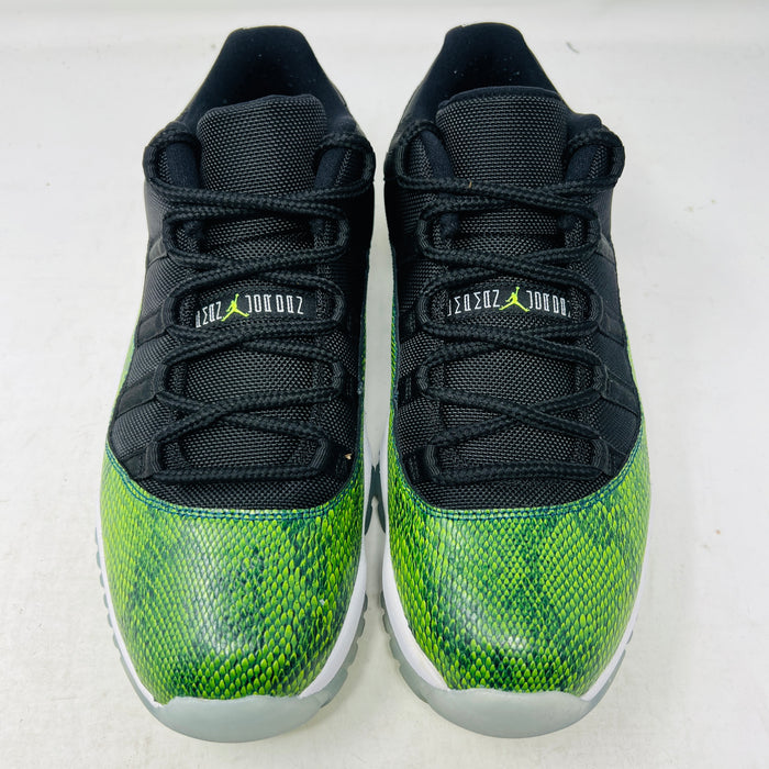 Jordan 11 Retro Low Green Snakeskin