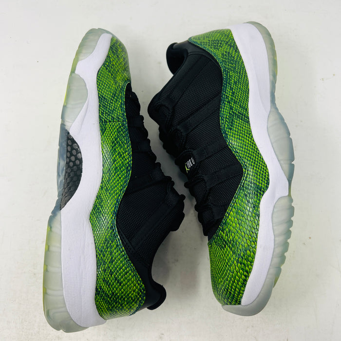 Jordan 11 Retro Low Green Snakeskin