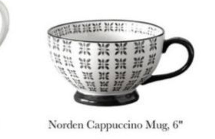 16 Piece Black & White Dinner Set