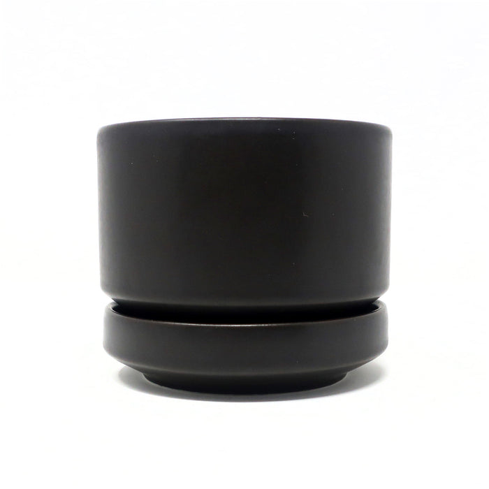 1960s Modernist Small Brown Planter by Richard Lindh for Arabia Finland
