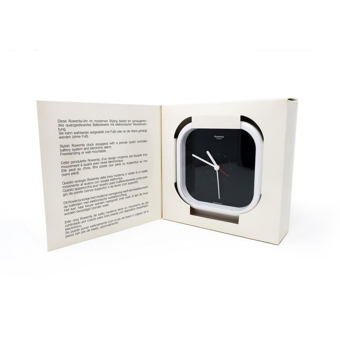 1980s Combi Line Desk or Wall Clock by Rowenta
