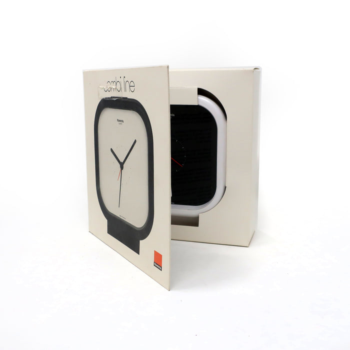 1980s Combi Line Desk or Wall Clock by Rowenta