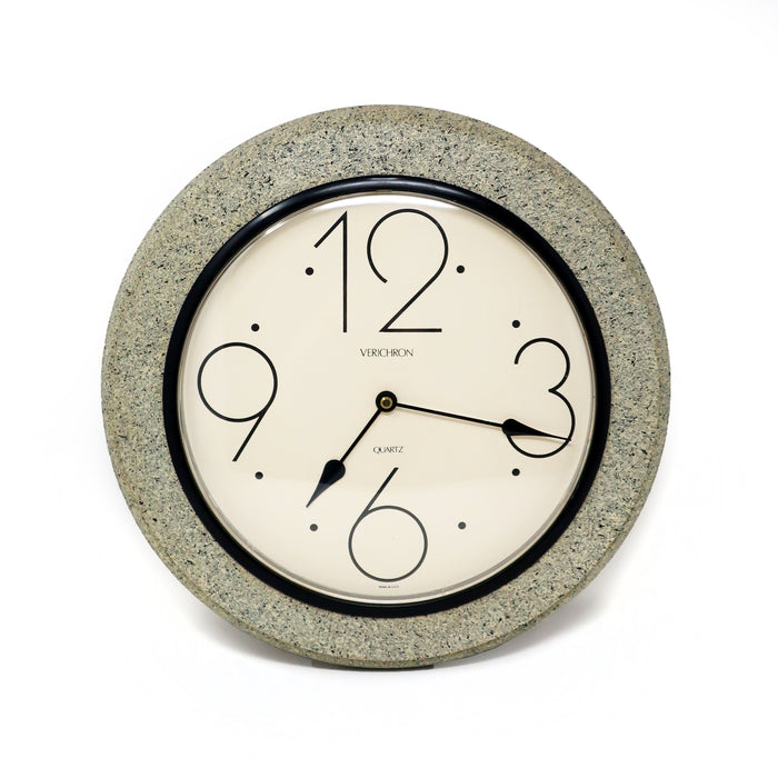 1980s Deco Wall Clock by Verichron
