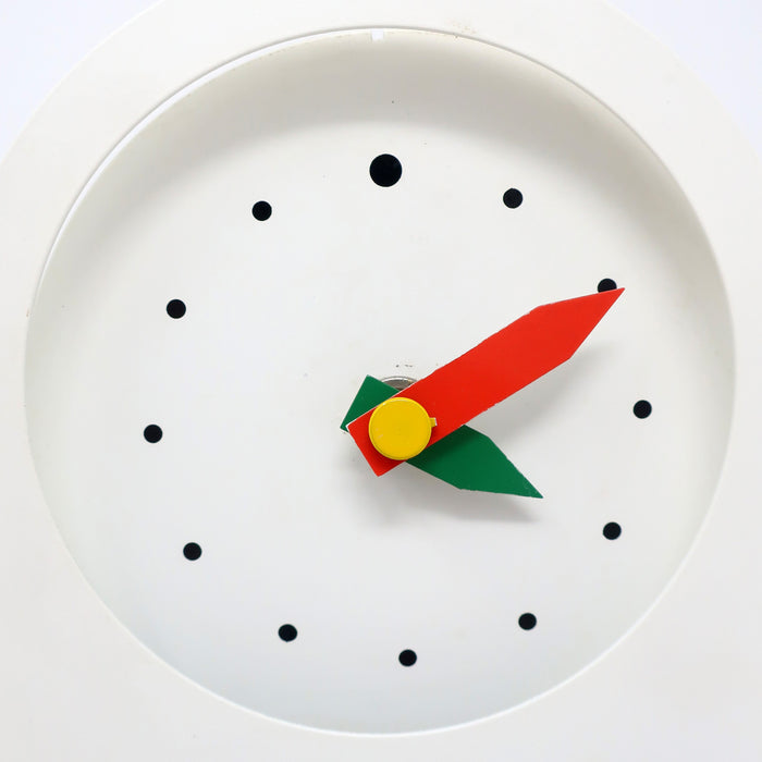 1980s Postmodern Desk Clock by Wakita