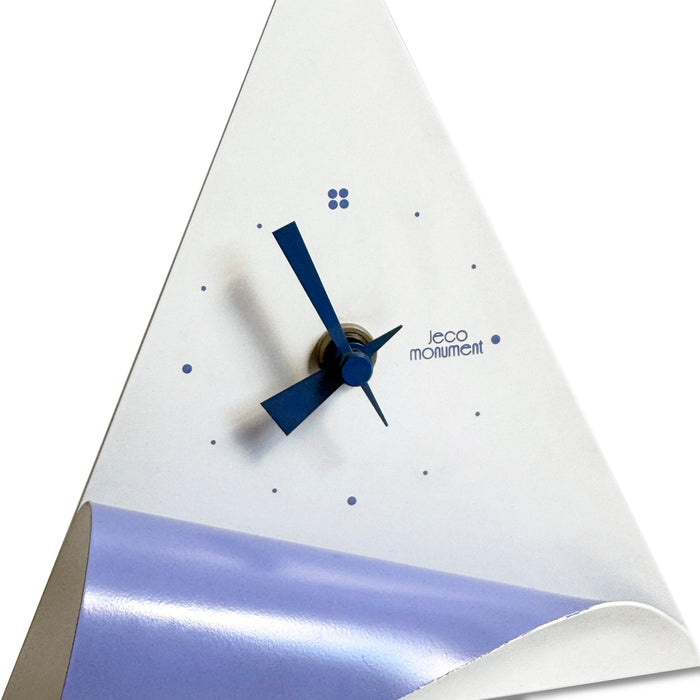 1980s Postmodern Triangular Desk Clock by Jeco
