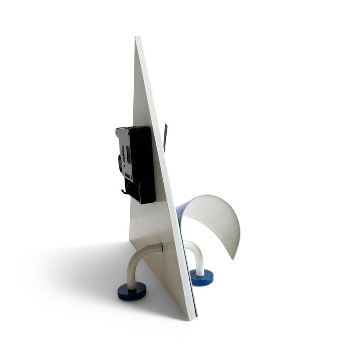 1980s Postmodern Triangular Desk Clock by Jeco