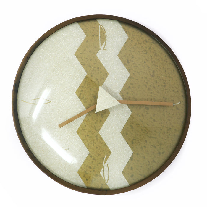 1980s Postmodern Wall Clock by Empire Art