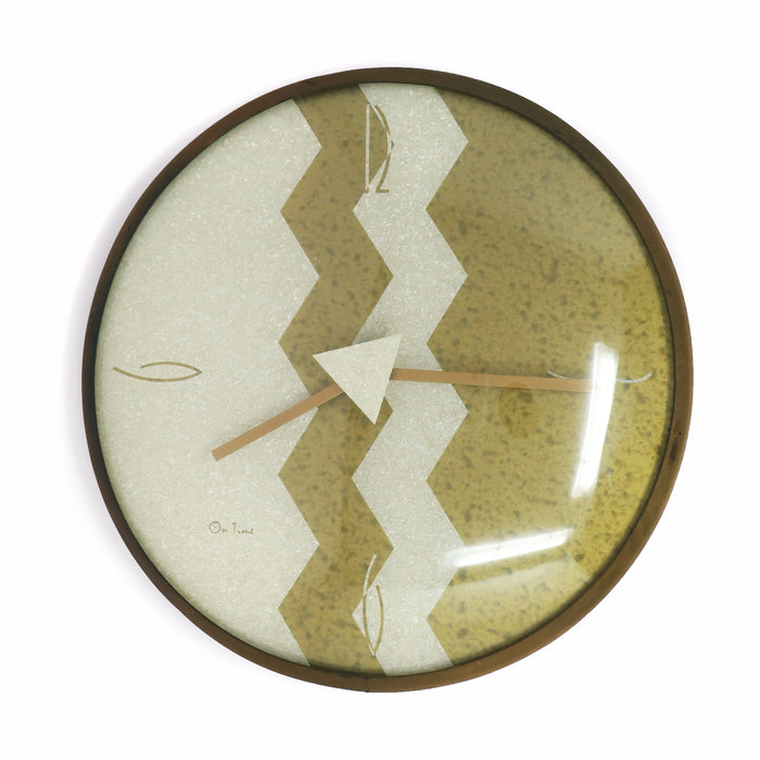 1980s Postmodern Wall Clock by Empire Art