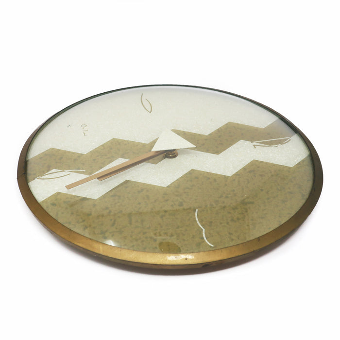 1980s Postmodern Wall Clock by Empire Art