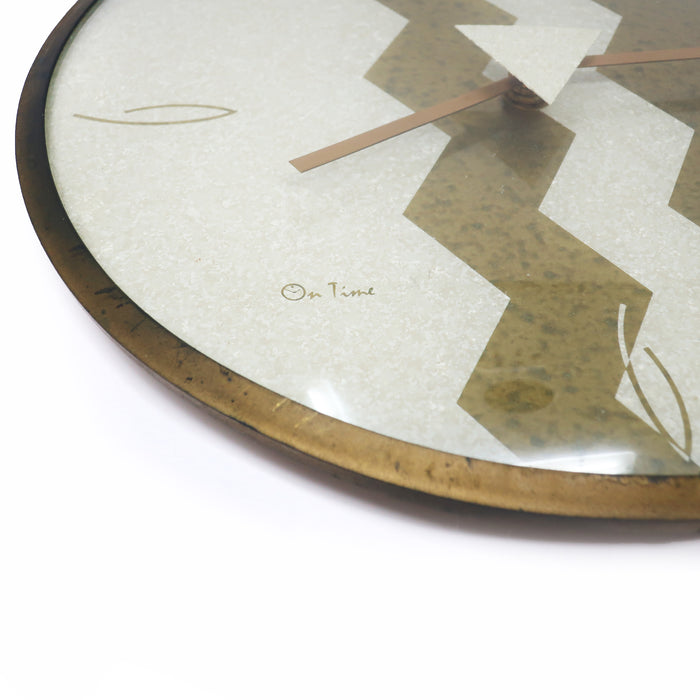 1980s Postmodern Wall Clock by Empire Art