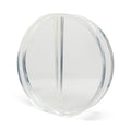 1980s Round Lucite Vase