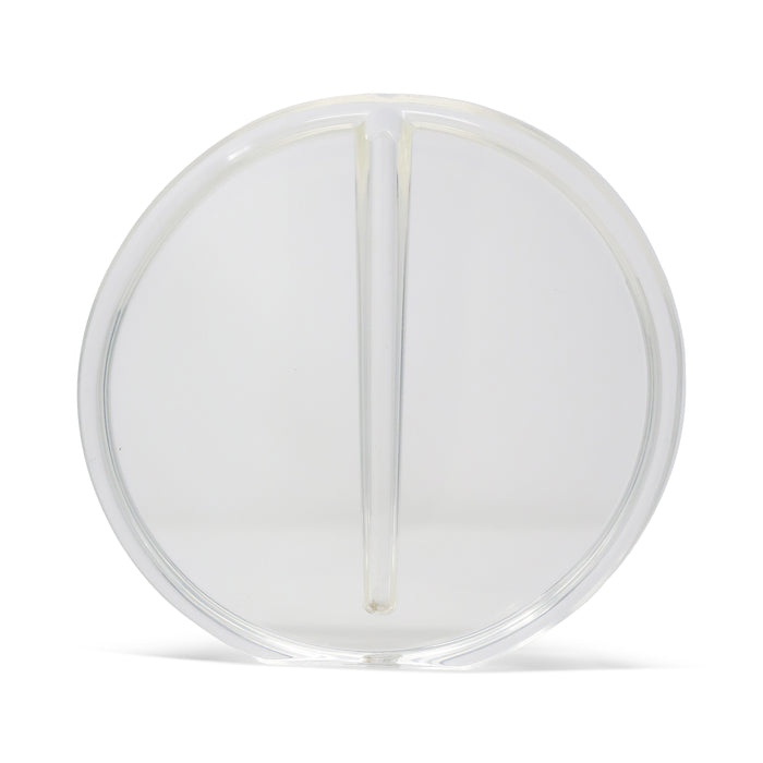 1980s Round Lucite Vase