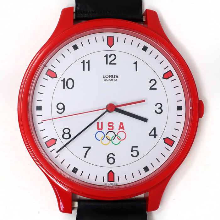 1980s USA Olympics Wristwatch Wall Clock by Lorus