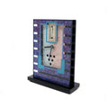 1990s Handmade Postmodern Mantle Clock