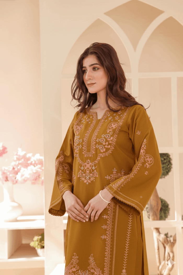2 Piece – Embroidered Cotton Suit  31 - Nishat Creative Store