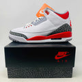 Brand new 2022 Jordan 3 Fire Red sneakers with good box condition