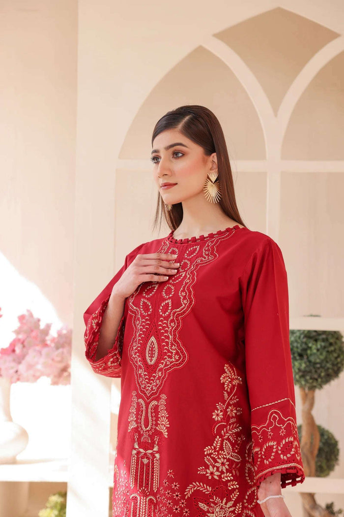 3 Piece – Embroidered Cotton Suit  14 - Nishat Creative Store