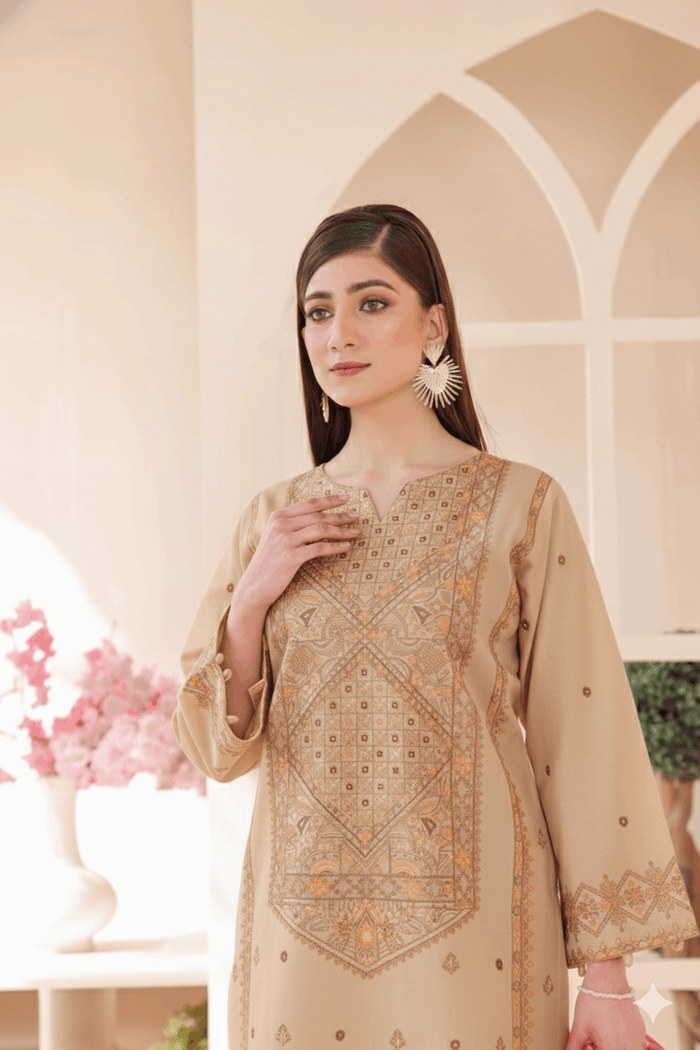 3 Piece – Embroidered Cotton Suit  18 - Nishat Creative Store