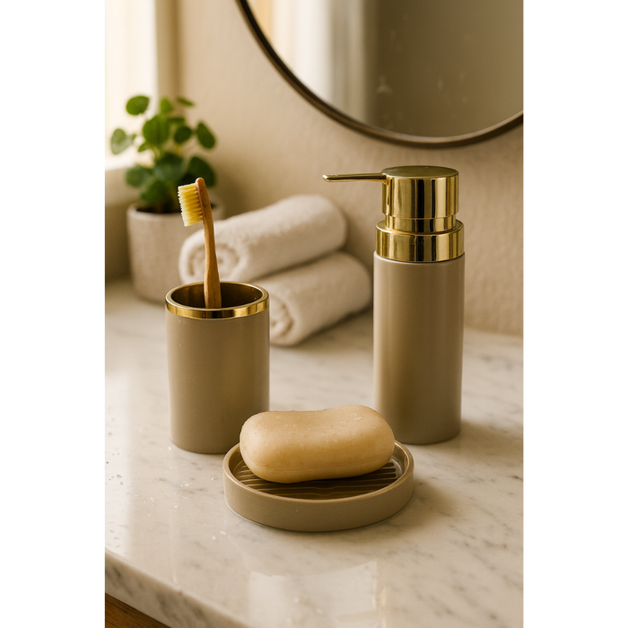 Bathroom Accessories Set 3-Piece Acrylic Primostore color variants