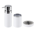 bathroom set Acrylic white front view
