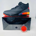 Brand new 2024 Jordan 3 Retro J Balvin Rio sneakers with orange laces and hang tag in good condition box