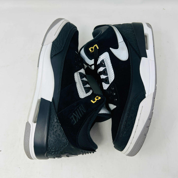 Jordan 3 Retro Tinker Black Cement Gold