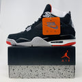 Brand new Jordan 4 Bred 2019 sneakers with good box and hang tag accessory