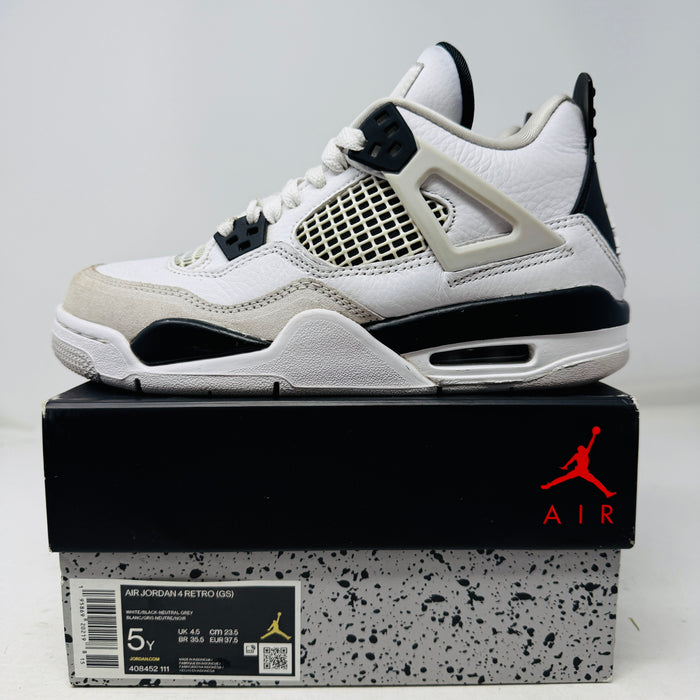 Jordan 4 Retro Military Black (GS)