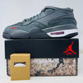 Brand new 2024 Jordan 4 RM SP Nigel Sylvester Driveway Grey sneakers with white laces and stickers in good box condition