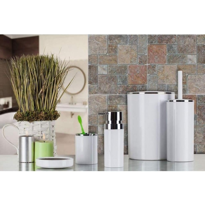 Primanova bathroom set contents and components flat lay