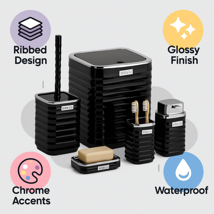 Okyanus bathroom set Acrylic dimensions specs