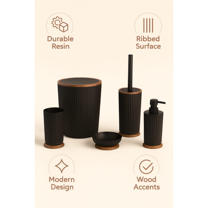 Okyanus bathroom set Plastic dimensions specs