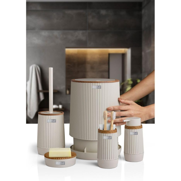 Bathroom Accessories Set 5-Piece Plastic Okyanus color variants