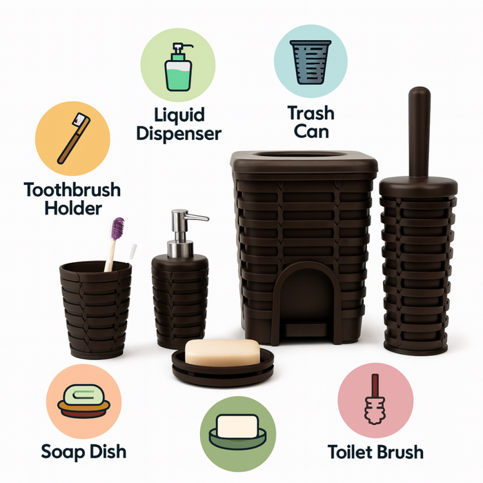 Primanova bathroom set in Egyptian home beige
