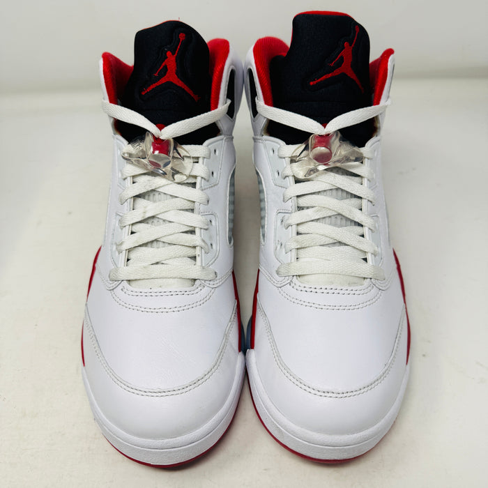 Jordan 5 Retro Fire Red Black Tongue (2025)