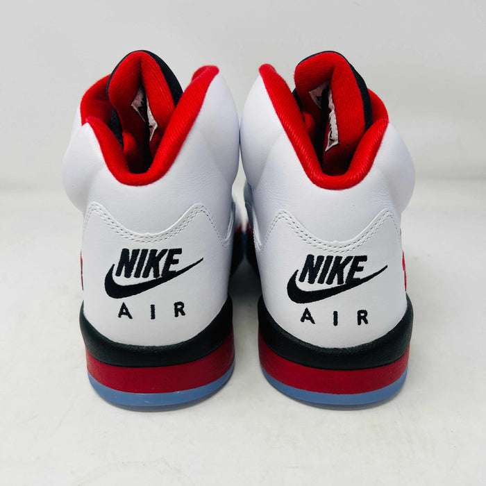 Jordan 5 Retro Fire Red Black Tongue (2025)
