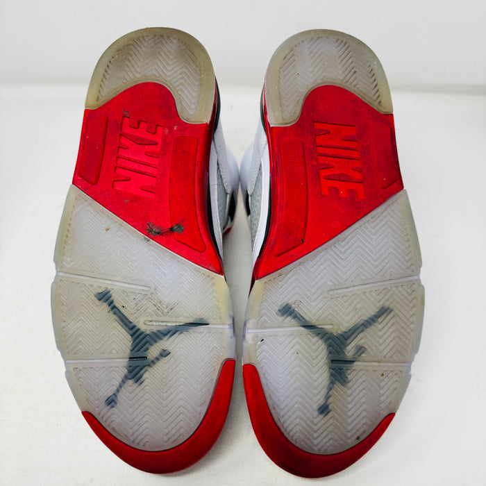 Jordan 5 Retro Fire Red Black Tongue (2025)