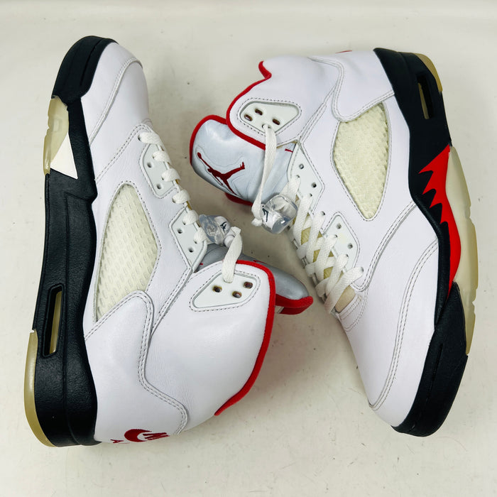 Jordan 5 Retro Fire Red Silver Tongue (2020)