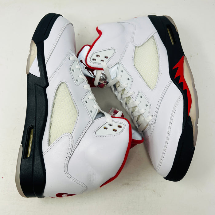 Jordan 5 Retro Fire Red Silver Tongue (2020)