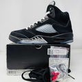 Jordan 5 Retro OG Black Metallic sneaker with clean uppers, box, and extra laces.