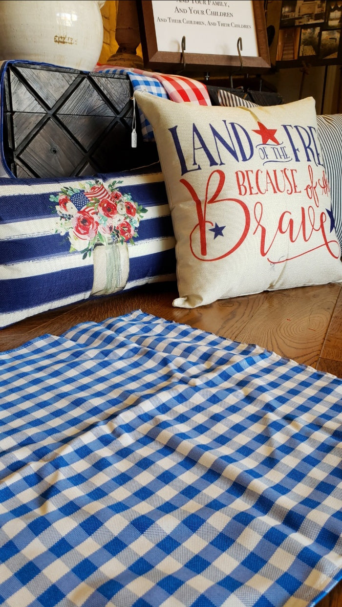Blue & White