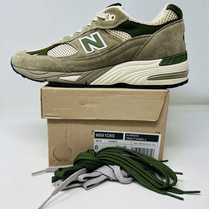 New Balance 991 Aime Leon Dore MiUK Grey sneakers with box and extra laces, lightly worn.