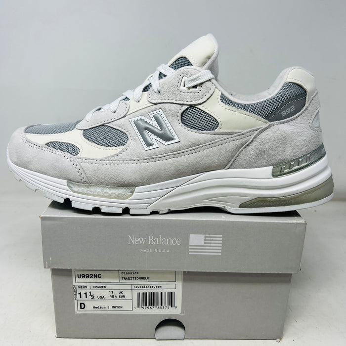 New Balance 992 MiUSA White Reflection
