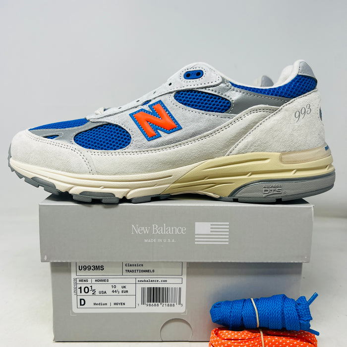 New Balance 993 MiUSA Kith Madison Square Garden Ancient Scroll