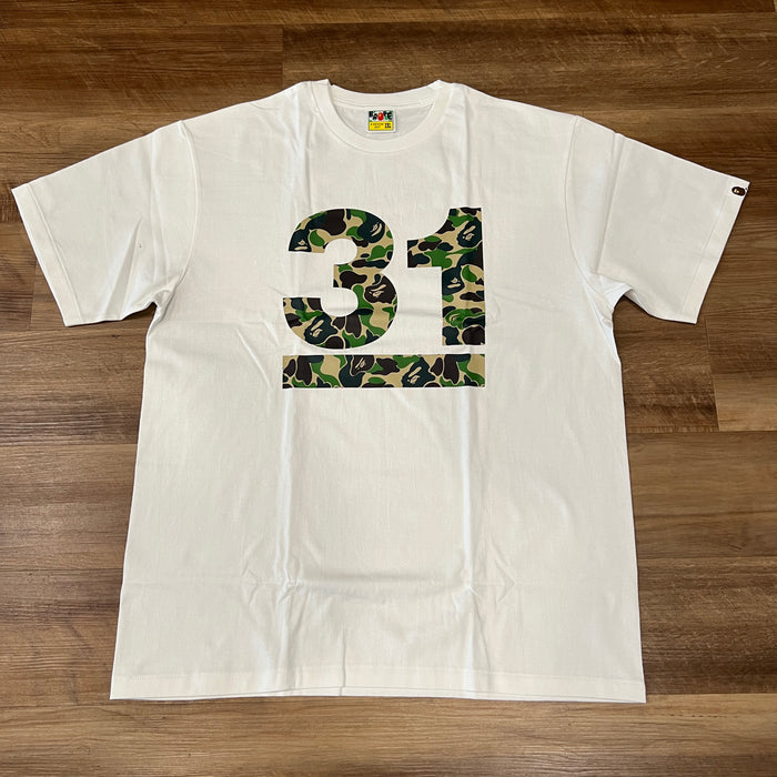A Bathing Ape 31st Anniv. ABC Camo Tee White