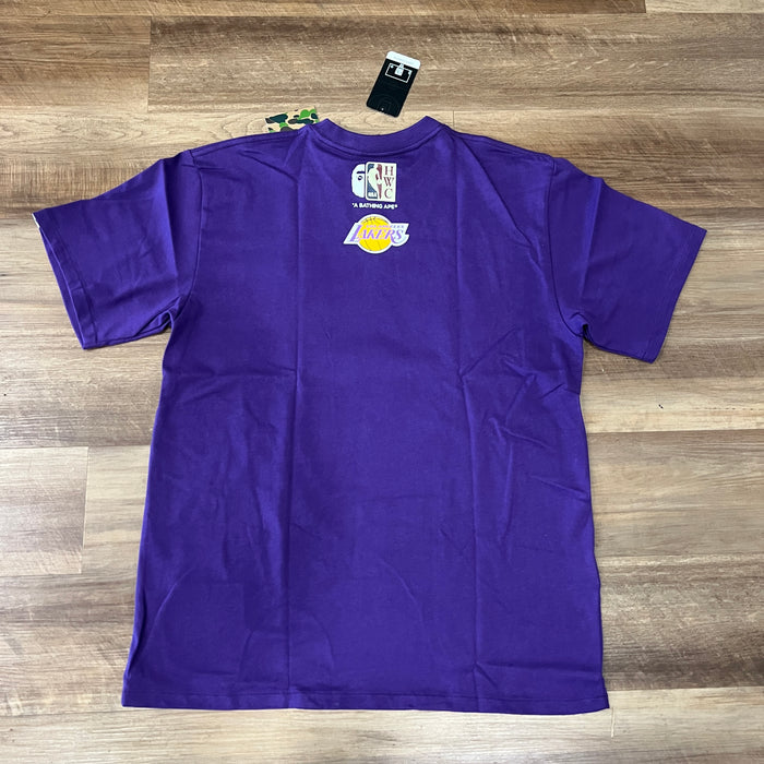 A BATHING APE BAPE X M&N NBA Los Angeles Lakers Tee