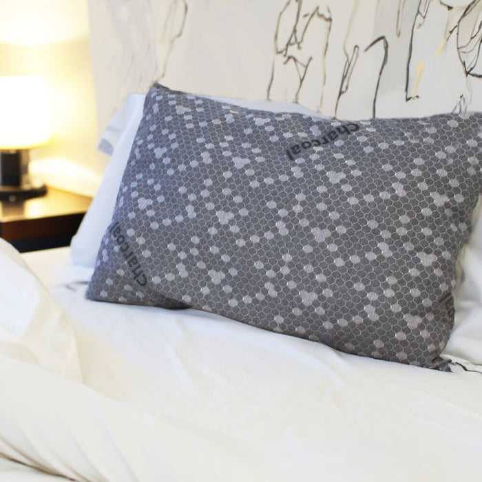 ActiveCloud Queen Pillow with charcoal infusion for freshness and odor control